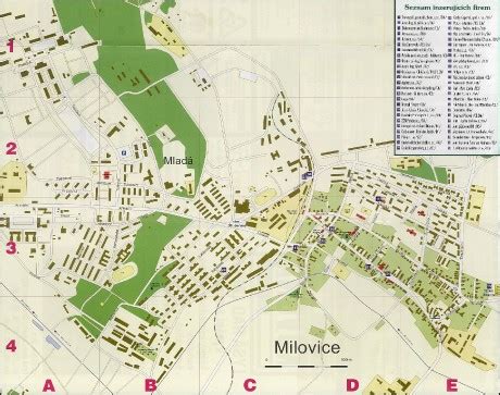 Seznam obchodů v Milovicích (Obchody Milovice) — Mapa。